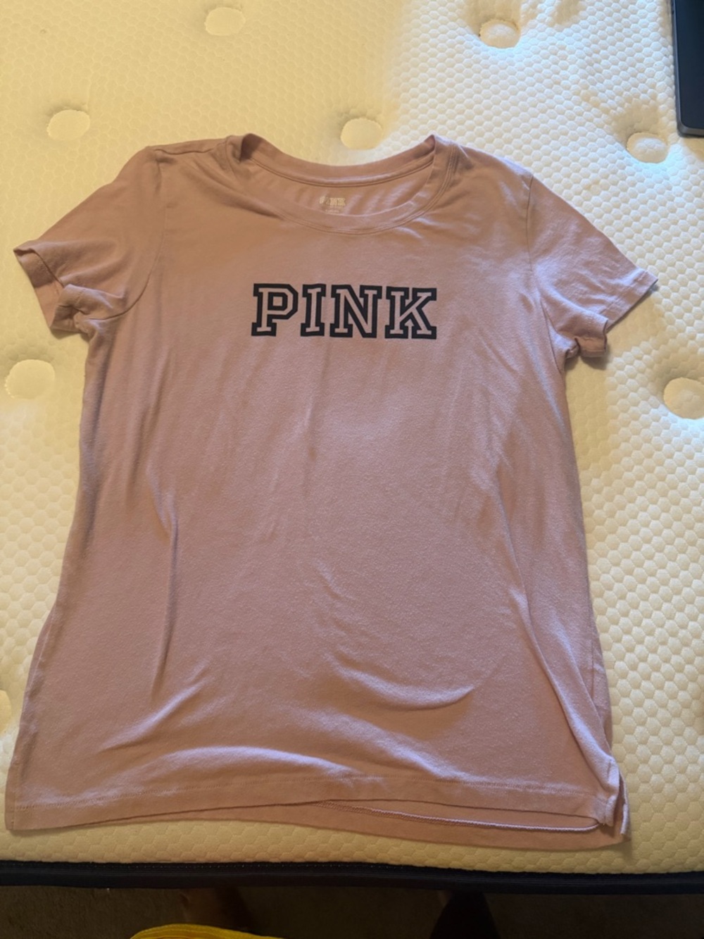 PINK Victoria's Secret Mauve Logo Tee